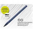 Troika CONSTRUCTION ENDLESS Multitasking Mechanical Pencil / BLUE