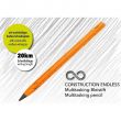 Troika CONSTRUCTION ENDLESS Multitasking Mechanical Pencil / Neon ORANGE