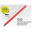 Troika CONSTRUCTION ENDLESS Multitasking Mechanical Pencil / RED