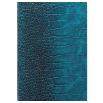 CALENDAR ENGLISH 2022 A5 DAILY CROC AQUA LETTS