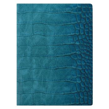 CALENDAR ENGLISH 2022 A6 WEEKLY CROC AQUA LETTS