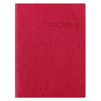 CALENDAR ENGLISH 2022 A6 WEEKLY LECASSA PINK LETTS