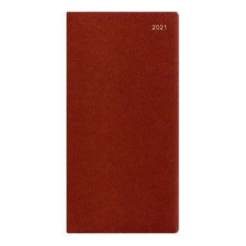 CALENDAR GREEK 2022 SLIM WEEKLY TAN LETTS