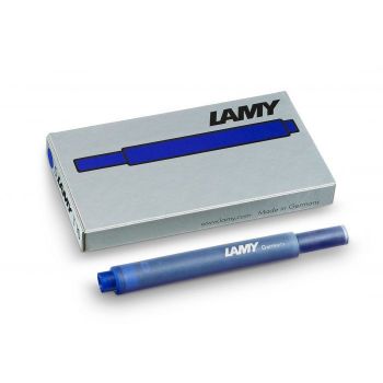 Lamy T10 Ball Pen Ink Cartridges 5 Pack / Blue