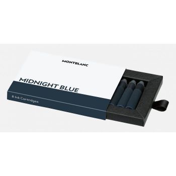 Montblanc Ink Cartridges, 8 pcs / Midnight Blue