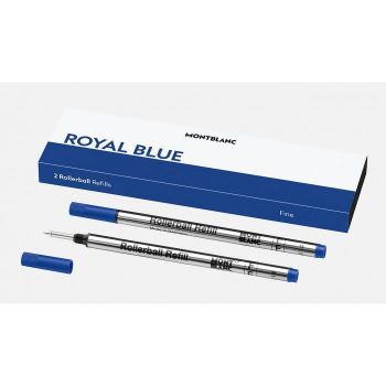 Montblanc 2 Rollerball Refills FINE / Royal Blue