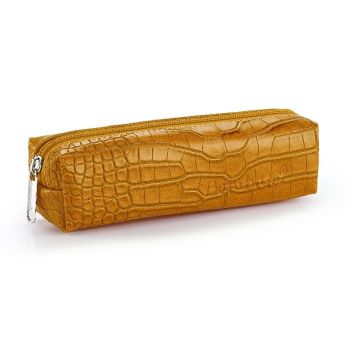 Pen Case Cocco Saffron Yellow