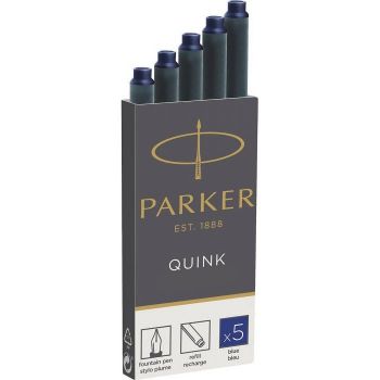 Ρarker QUINK ΙΝΚ CARTRIDGES BLUE 5τ