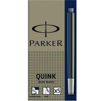 Ρarker QUINK ΙΝΚ CARTRIDGES BLUE-BLACK 5τ