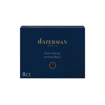 Waterman ΙΝΚ 8pcs STD Cartridges / BLACK