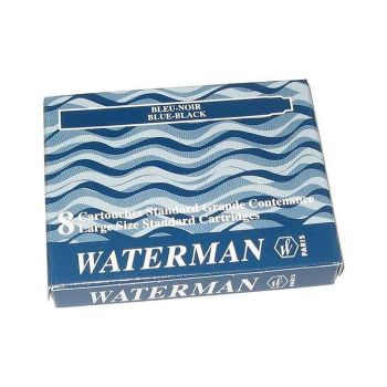 Waterman ΙΝΚ 8pcs STD Cartridges / BLUE-BLACK
