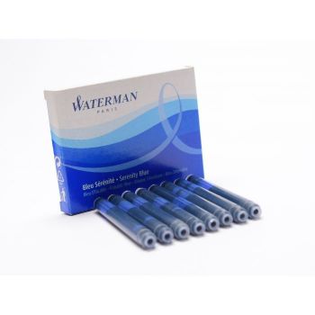 Waterman ΙΝΚ 8pcs STD Cartridges / FLORIDA BLUE