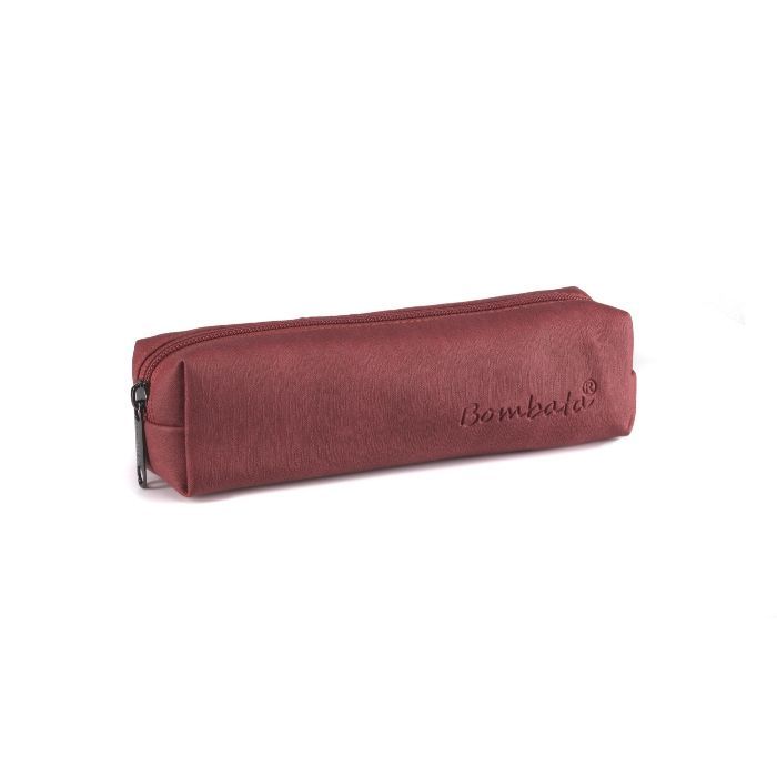 Bombata Denim Pen Case Burgundy