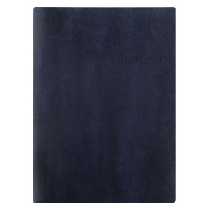 CALENDAR ENGLISH 2022 A5 WEEKLY LECASSA NAVY LETTS
