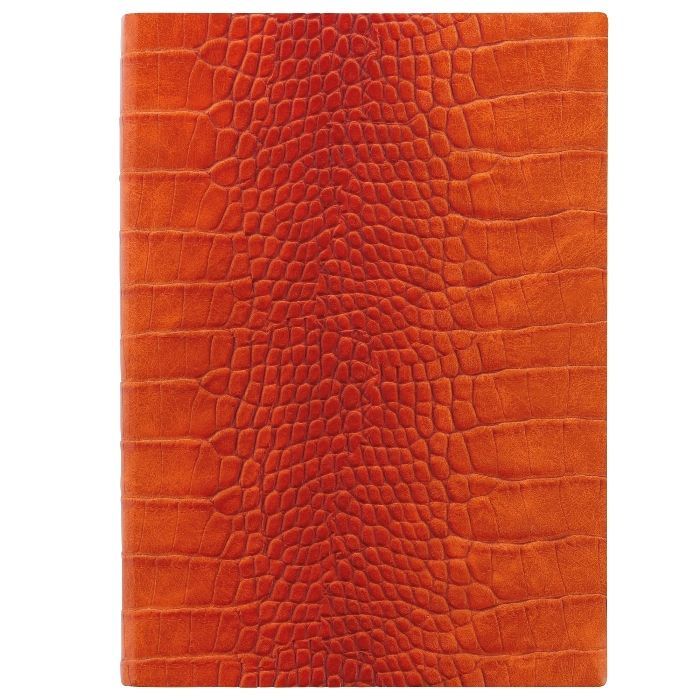 CALENDAR ENGLISH 2022 A5 DAILY CROC ORANGE LETTS