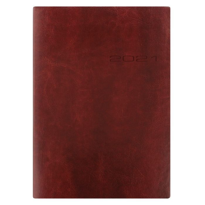 CALENDAR ENGLISH 2022 A5 DAILY LECASSA BROWN LETTS