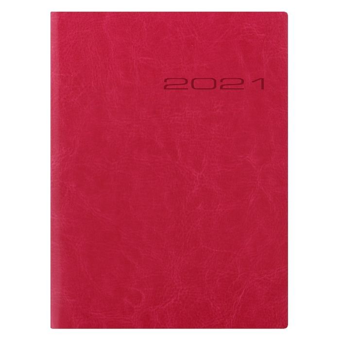 CALENDAR ENGLISH 2022 A6 WEEKLY LECASSA PINK LETTS