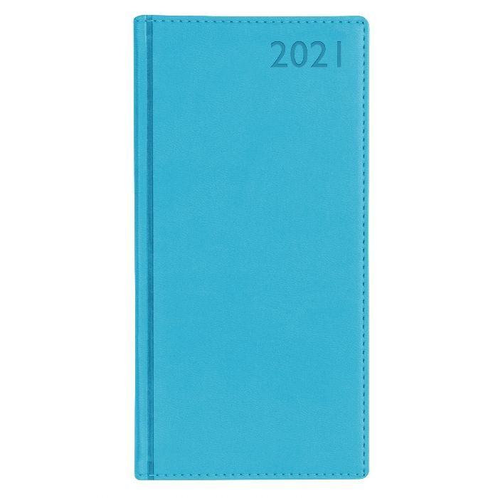 CALENDAR GREEK 2022 SLIM WEEKLY AQUA LETTS