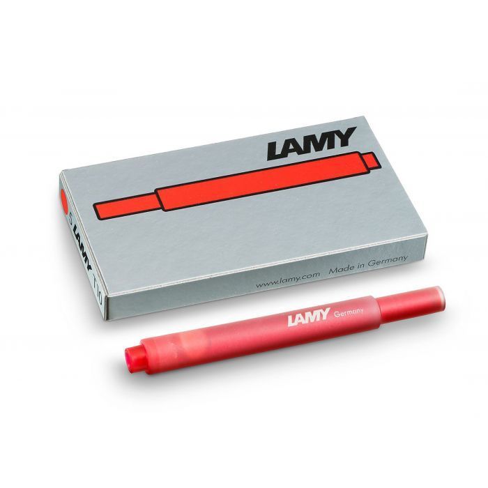 Lamy T10 Αμπούλες Μελάνης Στυλό 5 Pack / Κόκκινο