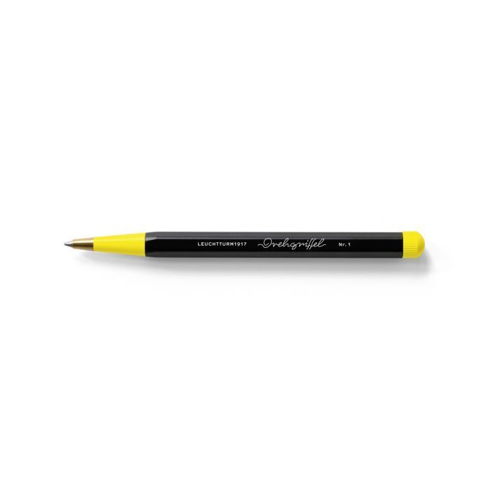 Leuchtturm1917 Drehgriffel Nr.1 Ballpen BAUHAUS Edition, BLACK / LEMON