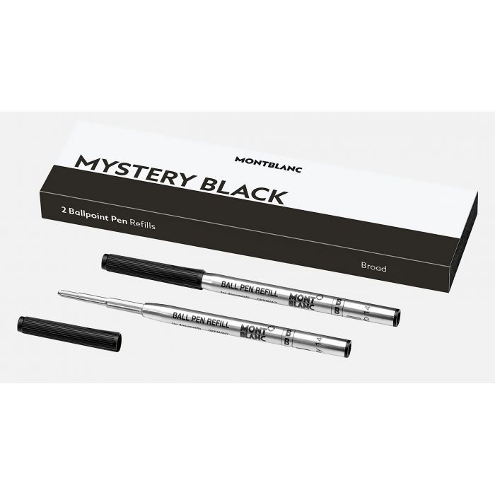 Montblanc Σετ 2 Τεμ. Ball Pen Refills BROAD / Mystery Black