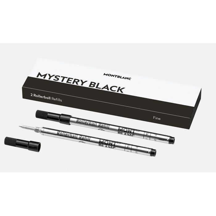 Montblanc Σετ 2 Τεμ. Rollerball Refills FINE / Mystery Black