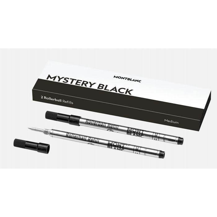 Montblanc 2 Rollerball Refills MEDIUM / Mystery Black