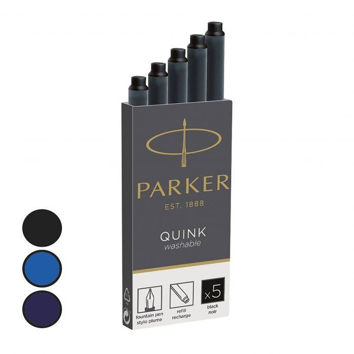 Ρarker QUINK ΙΝΚ CARTRIDGES BLACK 5τ