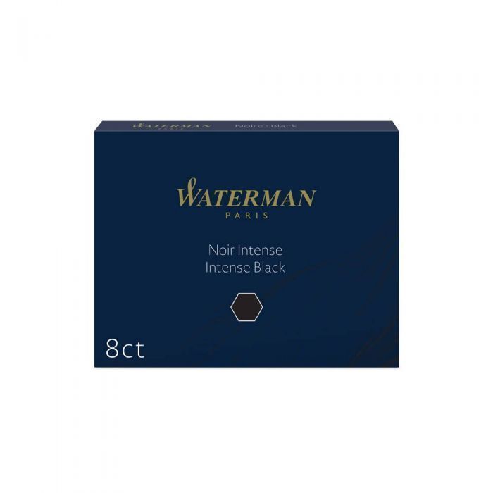 Waterman ΙΝΚ 8pcs STD Cartridges / BLACK