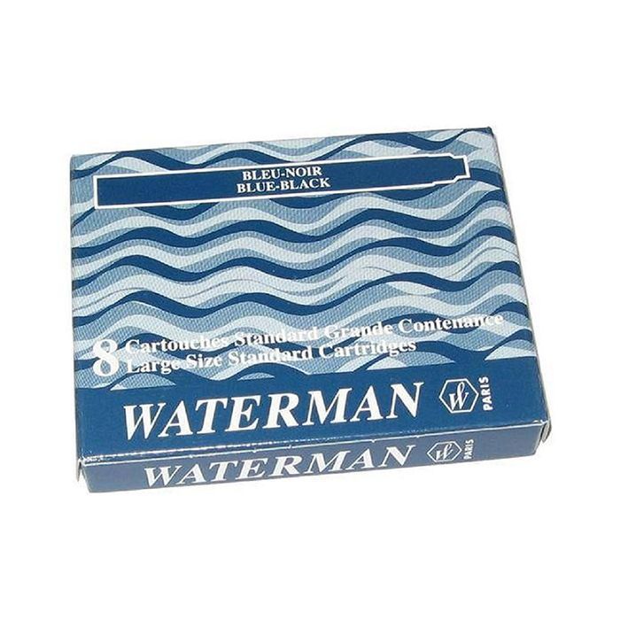 Waterman ΙΝΚ 8pcs STD Cartridges / BLUE-BLACK